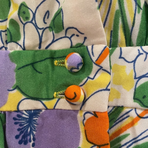 Norman Wiatt Knits Vintage Floral Dress - Picture 4 of 7